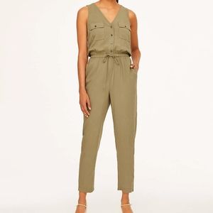 LOFT outlet petite utility jumpsuit